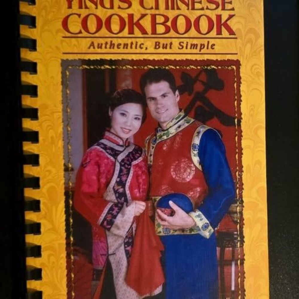 Rare Signed 2003 Ying's Chinese Cookbook Authentic, But Simple Hard Cover Spiral